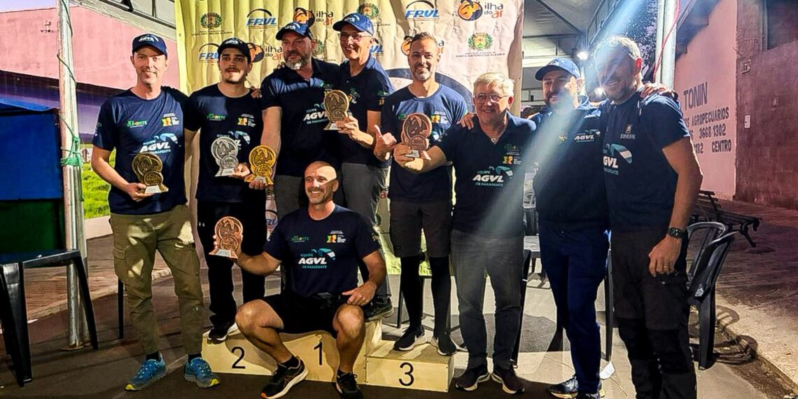 AGVL conquista título e domina pódio da categoria Serial no Campeonato Paulista de Parapente