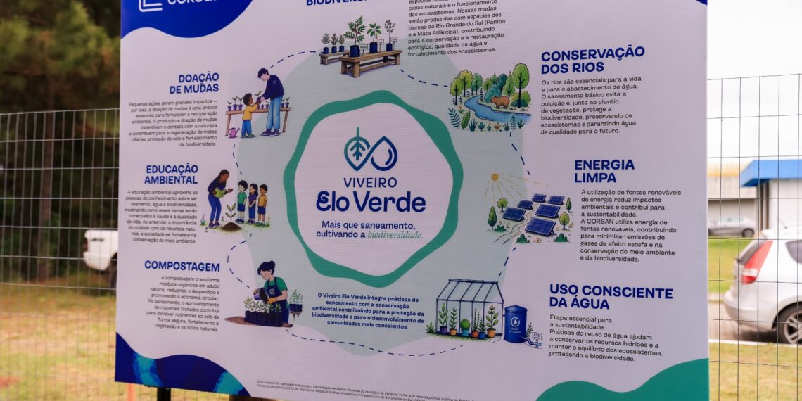 Corsan lança projeto para produzir até 50 mil mudas nativas por ano com água de reuso