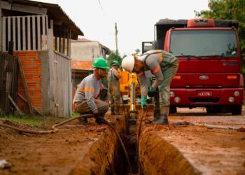 Corsan realiza 77 frentes de obras e ações em municípios dos Vales dos Sinos e Paranhana, nesta semana