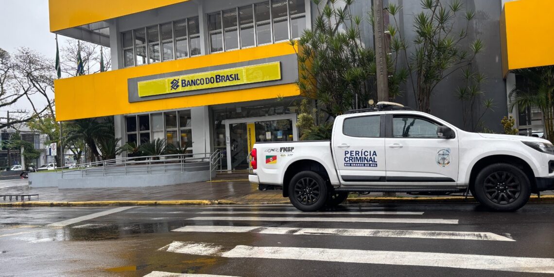 Banco do Brasil é alvo de bandidos em Sapiranga; Deic vai investigar o crime