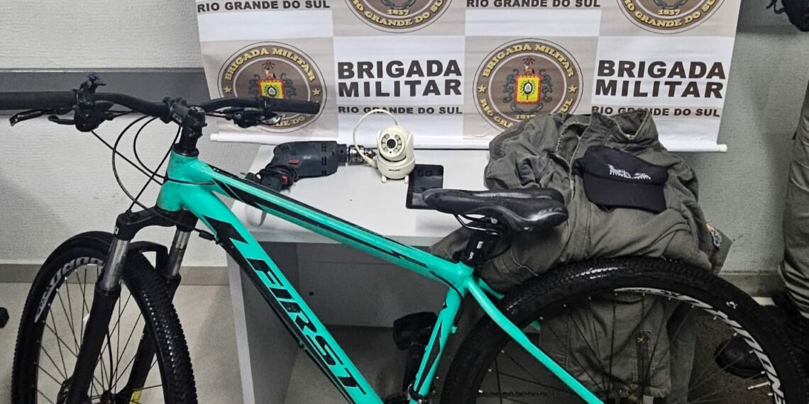 Brigada prende bandido que roubou bicicleta em Sapiranga