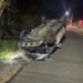 Motorista perde controle da direção e capota veículo em Dois Irmãos