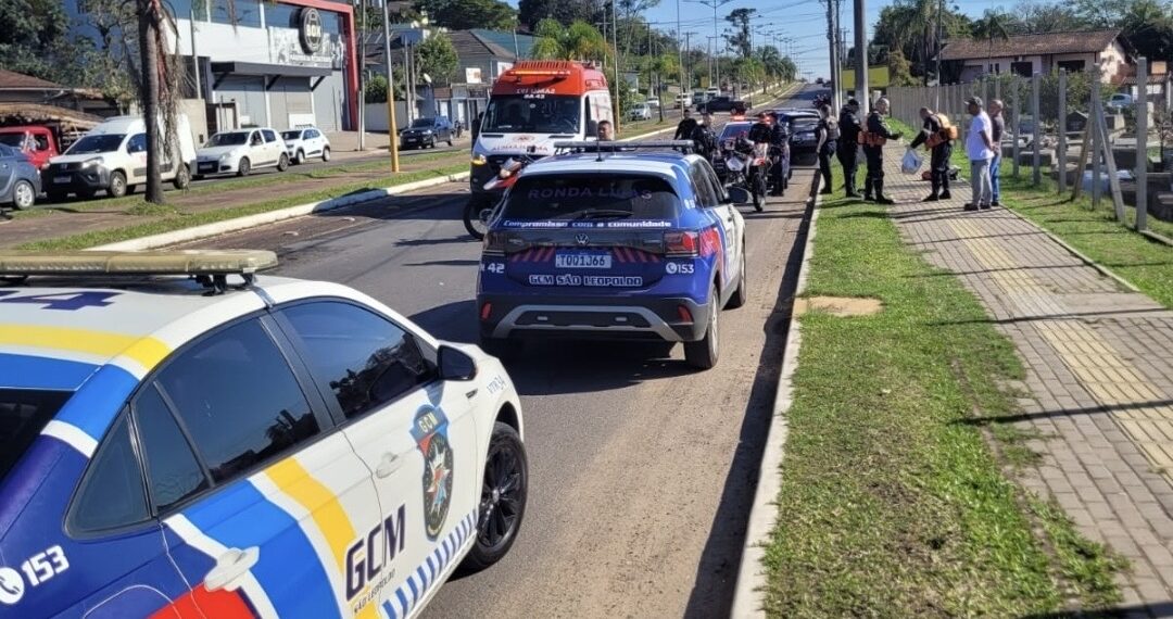 Homem ataca agentes da Guarda Municipal e é baleado em São Leopoldo