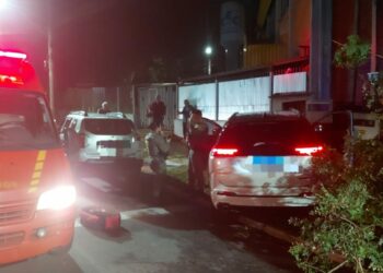 Colisão entre veículos deixa duas pessoas feridas em Sapiranga