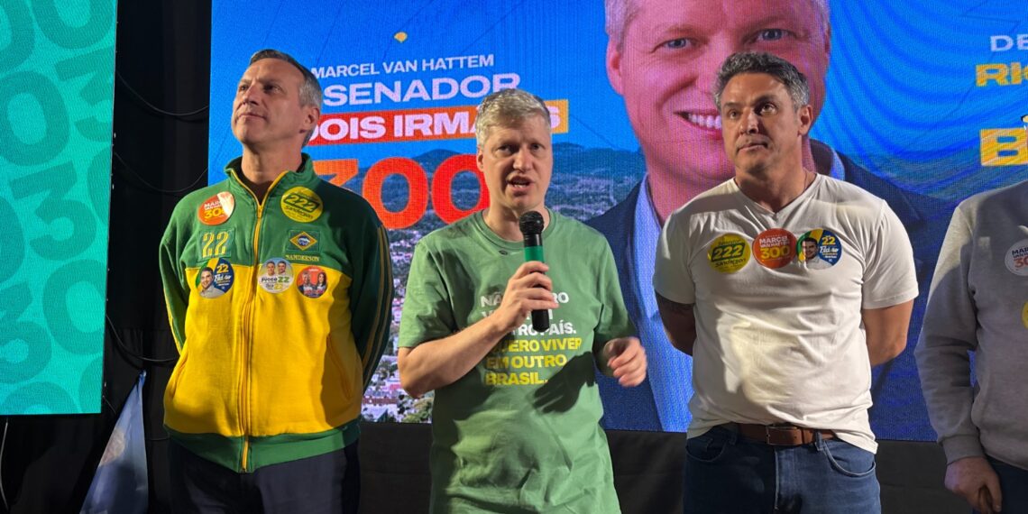 Marcel van Hattem lança campanha e reúne multidão