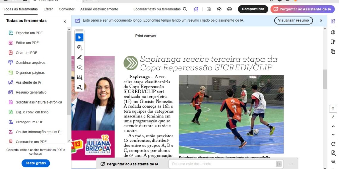 Sapiranga recebe terceira etapa da Copa Repercussão SICREDI/CLIP