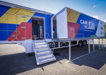 Prefeitura de Nova Hartz oferece cursos gratuitos do Senai por meio da Carreta do Saber