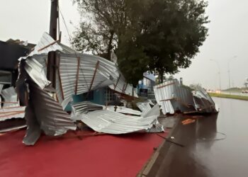 Municípios do Vale dos Sinos registraram ventos de quase 100km/h durante tempestade